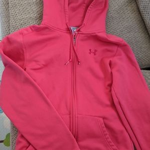 BOGO***Pink Under Armour Zip Up Hoodie